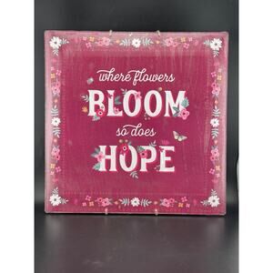 Where Flowers Bloom Decoupage Art